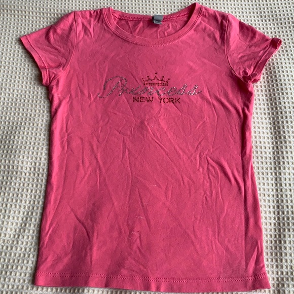 Retro Princess New York logo fitted Tee Size XS - Picture 1 of 4